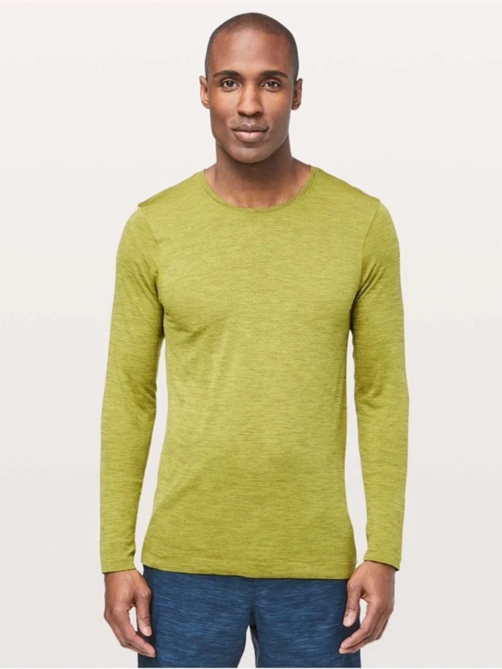 NWT Lululemon Mens Metal Vent Tech Surge LS Chartreuse Green Lime Shirt Large